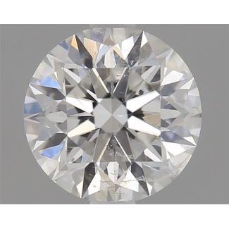 0.50 Carat Round E SI2 EX IGI Natural Diamond