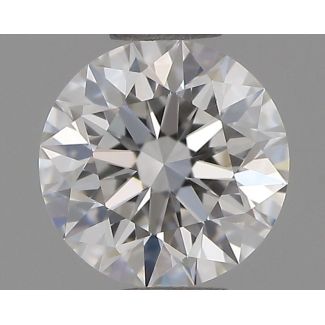 0.4 Carat Round E VVS1 EX GIA Natural Diamond