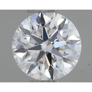 0.46 Carat Round D VS1 EX GIA Natural Diamond