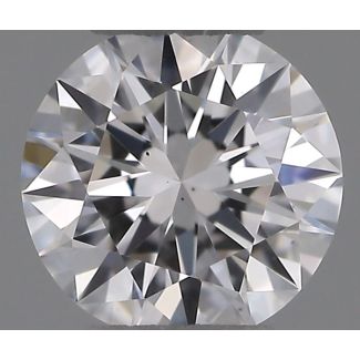 0.28 Carat Round D VS2 EX GIA Natural Diamond