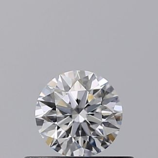 0.32 Carat Round D VS2 EX GIA Natural Diamond