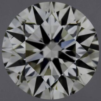 1.70 Carat Round K Faint Brown SI1 EX VG GIA Natural Diamond