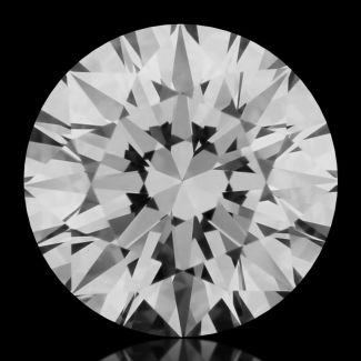 0.56 Carat Round H VVS2 EX GIA Natural Diamond