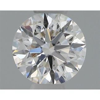 0.30 Carat Round E SI1 EX GIA Natural Diamond