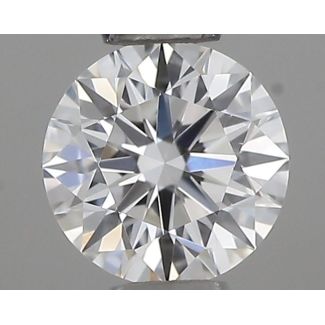 0.3 Carat Round F VVS1 EX IGI Natural Diamond