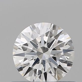 0.5 Carat Round F SI2 EX GIA Natural Diamond