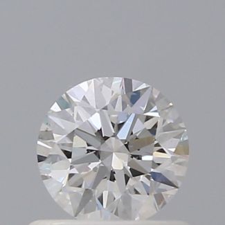 0.60 Carat Round D VS2 EX VG GIA Natural Diamond