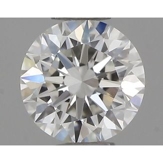 0.4 Carat Round F VVS1 EX IGI Natural Diamond