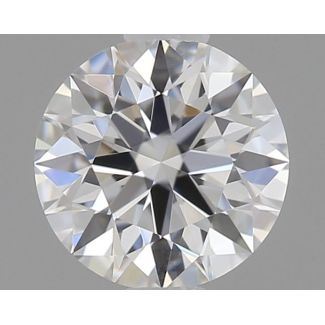 0.31 Carat Round E VVS2 EX GIA Natural Diamond