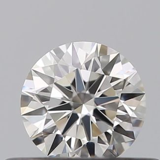 0.32 Carat Round F VVS1 EX IGI Natural Diamond