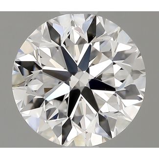 0.95 Carat Round F VVS2 VG EX GIA Natural Diamond