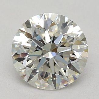 0.60 Carat Round H VVS2 VG EX GIA Natural Diamond