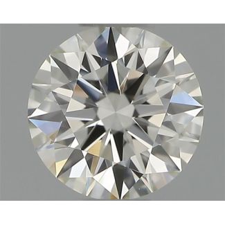 0.31 Carat Round H VS2 EX IGI Natural Diamond