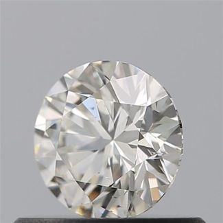 0.40 Carat Round J SI1 EX GIA Natural Diamond