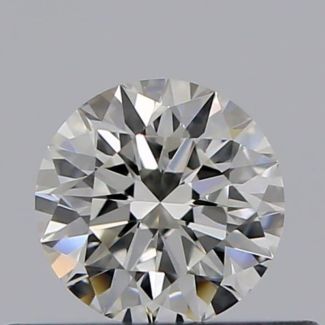 0.31 Carat Round I IF EX GIA Natural Diamond