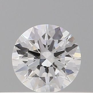 0.31 Carat Round D VVS1 EX GIA Natural Diamond