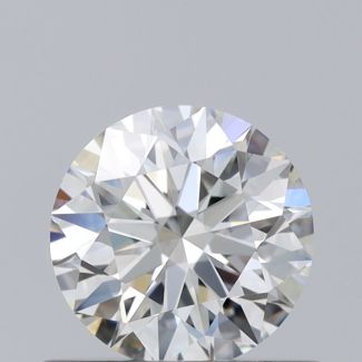 0.61 Carat Round H VS1 EX GIA Natural Diamond