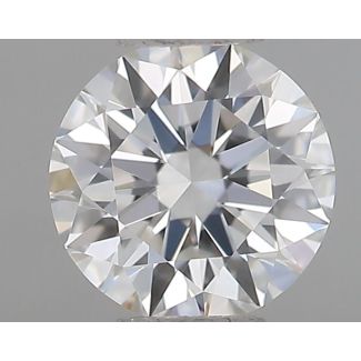 0.45 Carat Round G VVS1 EX GIA Natural Diamond