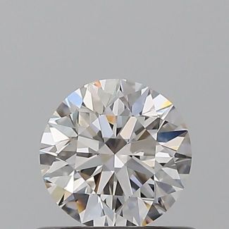 0.5 Carat Round H VVS1 EX VG GIA Natural Diamond