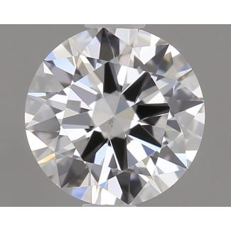 0.5 Carat Round E VS2 EX GIA Natural Diamond