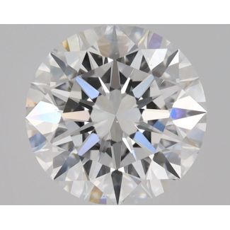 1.31 Carat Round D VS2 EX GIA Natural Diamond