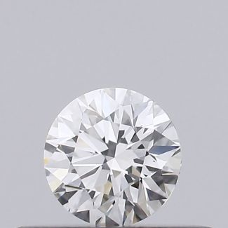 0.24 Carat Round G VVS2 EX GIA Natural Diamond