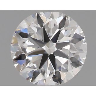 0.5 Carat Round E VVS2 VG EX GIA Natural Diamond