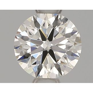 0.55 Carat Round H VS1 EX IGI Natural Diamond