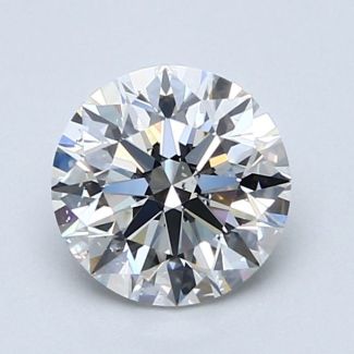 1.5 Carat Round G SI1 EX GIA Natural Diamond