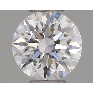 0.2 Carat Round E VVS1 EX VG GIA Natural Diamond