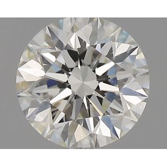 0.56 Carat Round I VS2 EX GIA Natural Diamond