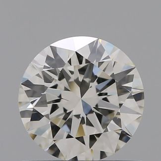 0.70 Carat Round H VS2 EX VG GIA Natural Diamond