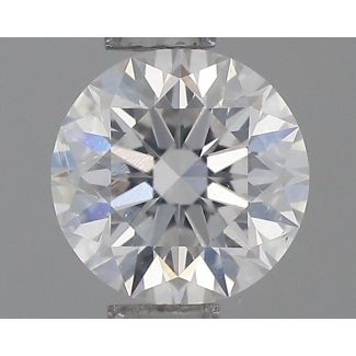 0.45 Carat Round F VS2 EX GIA Natural Diamond