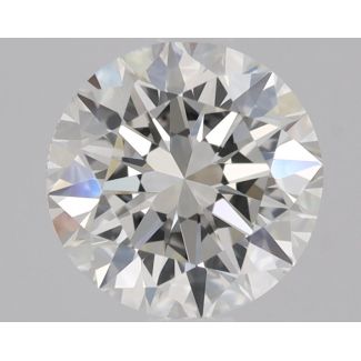 0.8 Carat Round H VVS2 EX GIA Natural Diamond