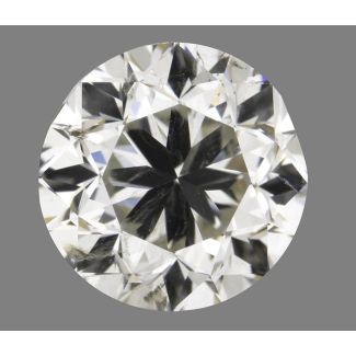 1.00 Carat Round K SI2 G EX GIA Natural Diamond