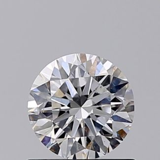 0.60 Carat Round D SI1 VG EX GIA Natural Diamond