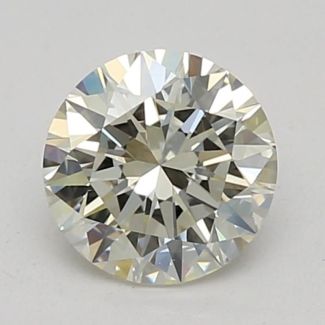 0.40 Carat Round K VVS2 VG EX GIA Natural Diamond