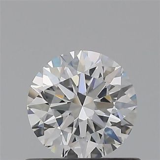 0.52 Carat Round D VS2 EX GIA Natural Diamond