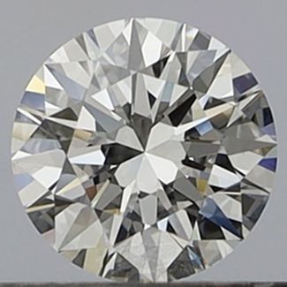 0.35 Carat Round E VVS2 EX GIA Natural Diamond