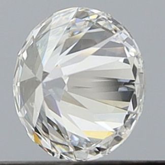 0.42 Carat Round D VVS2 EX GIA Natural Diamond