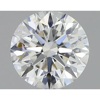 0.37 Carat Round G SI1 EX GIA Natural Diamond