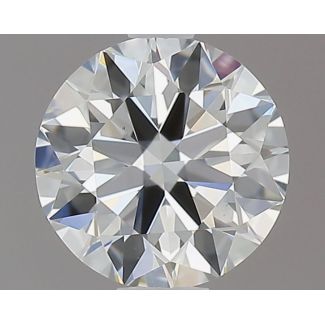 0.6 Carat Round E VS1 EX GIA Natural Diamond