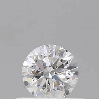 0.40 Carat Round F VS2 G EX GIA Natural Diamond