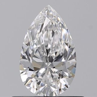 0.50 Carat Pear D SI1 - GD VG GIA Natural Diamond