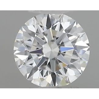 0.23 Carat Round D VVS1 EX GIA Natural Diamond