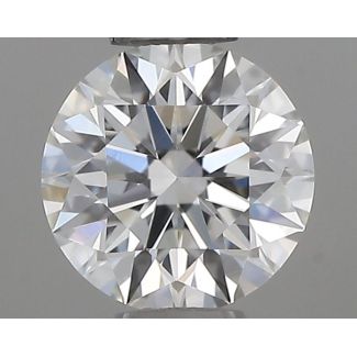 0.32 Carat Round F VS1 EX IGI Natural Diamond