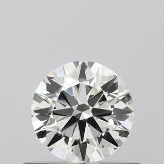 0.51 Carat Round H VS1 EX IGI Natural Diamond