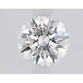 0.54 Carat Round F SI2 VG EX GIA Natural Diamond