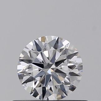 0.40 Carat Round D VS2 EX GIA Natural Diamond