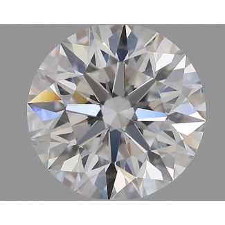 0.7 Carat Round D VVS2 EX GIA Natural Diamond